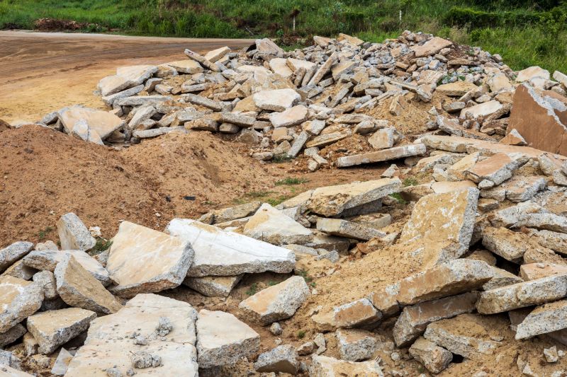 Concrete Removal in Summer