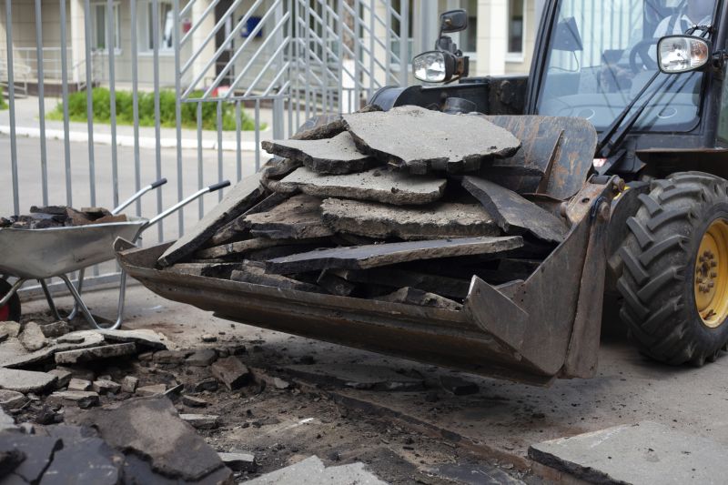 Demolition of Old Driveway